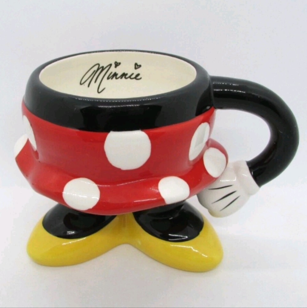 Disney Parks Authentic Original Minnie Mouse Ceramic Coffee Mug